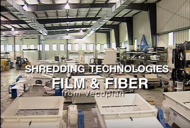 Plastic Film & Fiber Shredder Processing