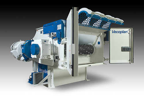 PET Bottle Shredder  Vecoplan Industrial Plastics Shredders