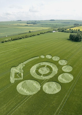 Crop circle of cellulosic ethanol