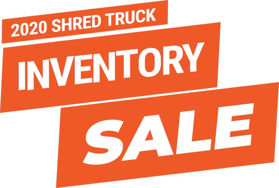 2020 Model Shred Truck Inventory Sale